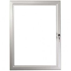 Lockable Poster Case - Silver 30 x 40