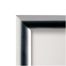 25mm Snap Frames - Polished Silver A4