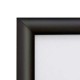 25mm Tamper Resistant Frames - Black A4