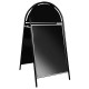Tubular A-Board With Arched Header Black 20 x 30 Tubular A-Board With Arched Header Black 20 x 30