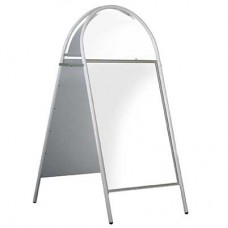 Tubular A-Board With Arched Header White 20 x 30 Tubular A-Board With Arched Header White 20 x 30